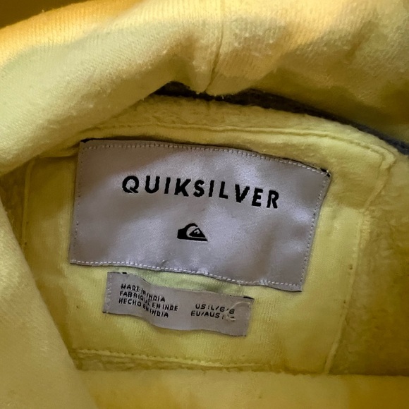 FREE when you purchase another item. Quicksilver kids hooded sweatshirt Youth L - Picture 3 of 6
